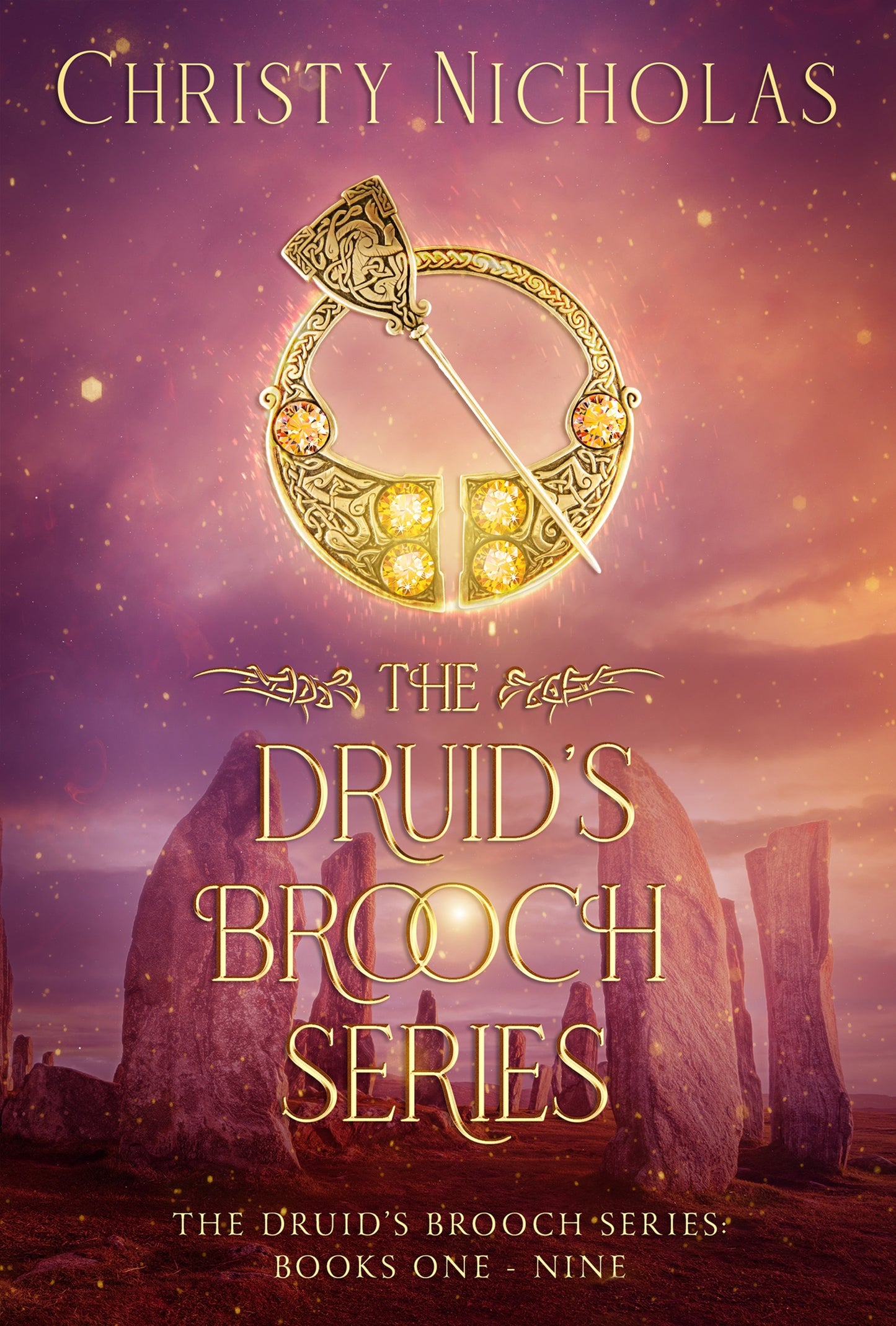 The Druid's Brooch Complete Series (9 Paperback books, no box)