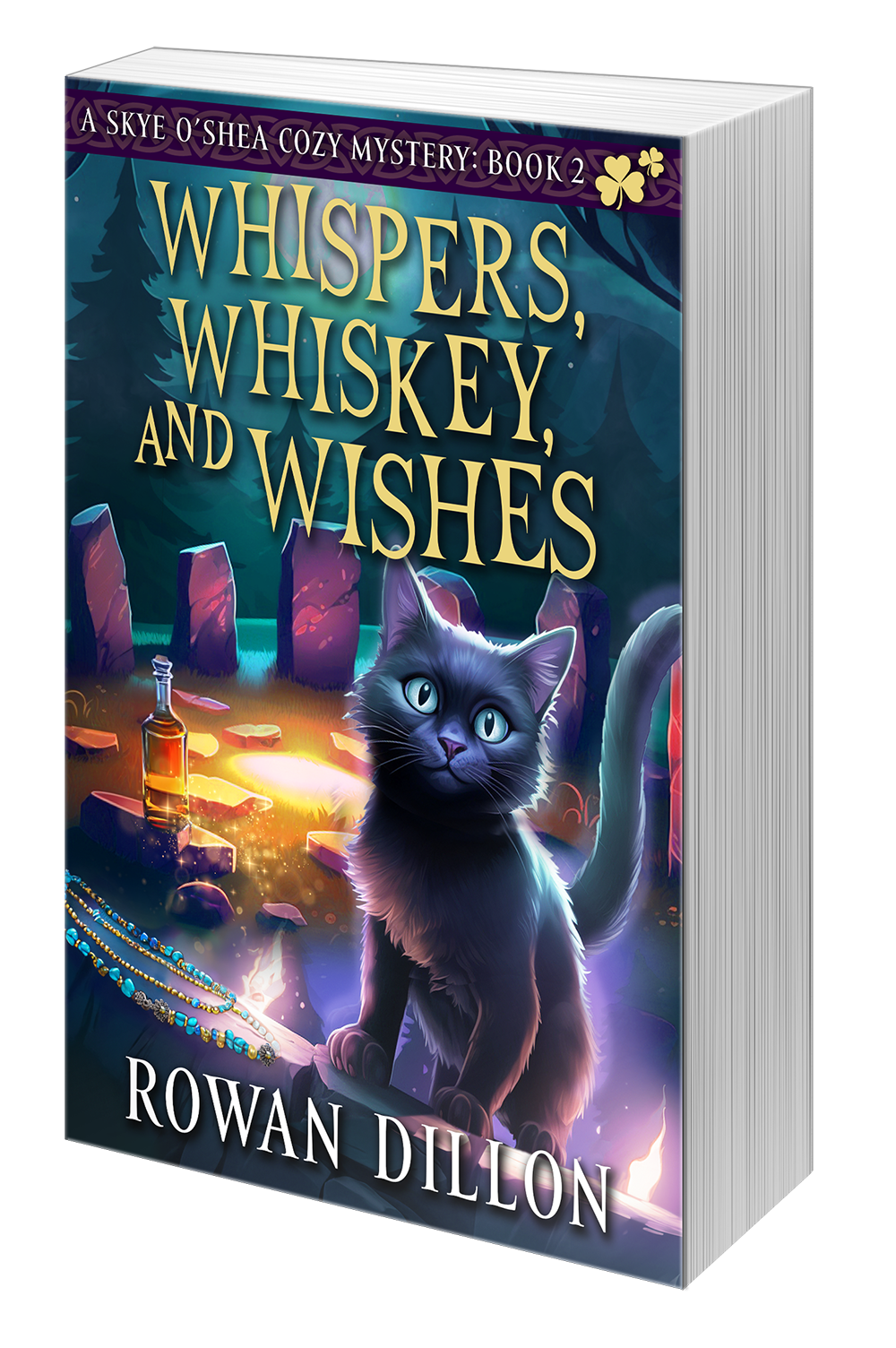 Whispers, Whiskey, and Wishes (Paperback) Skye O'Shea Paranormal Cozy Mystery #2