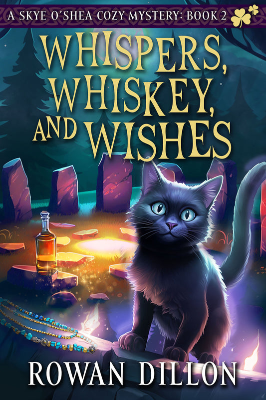 Whispers, Whiskey, and Wishes (Paperback) Skye O'Shea Paranormal Cozy Mystery #2