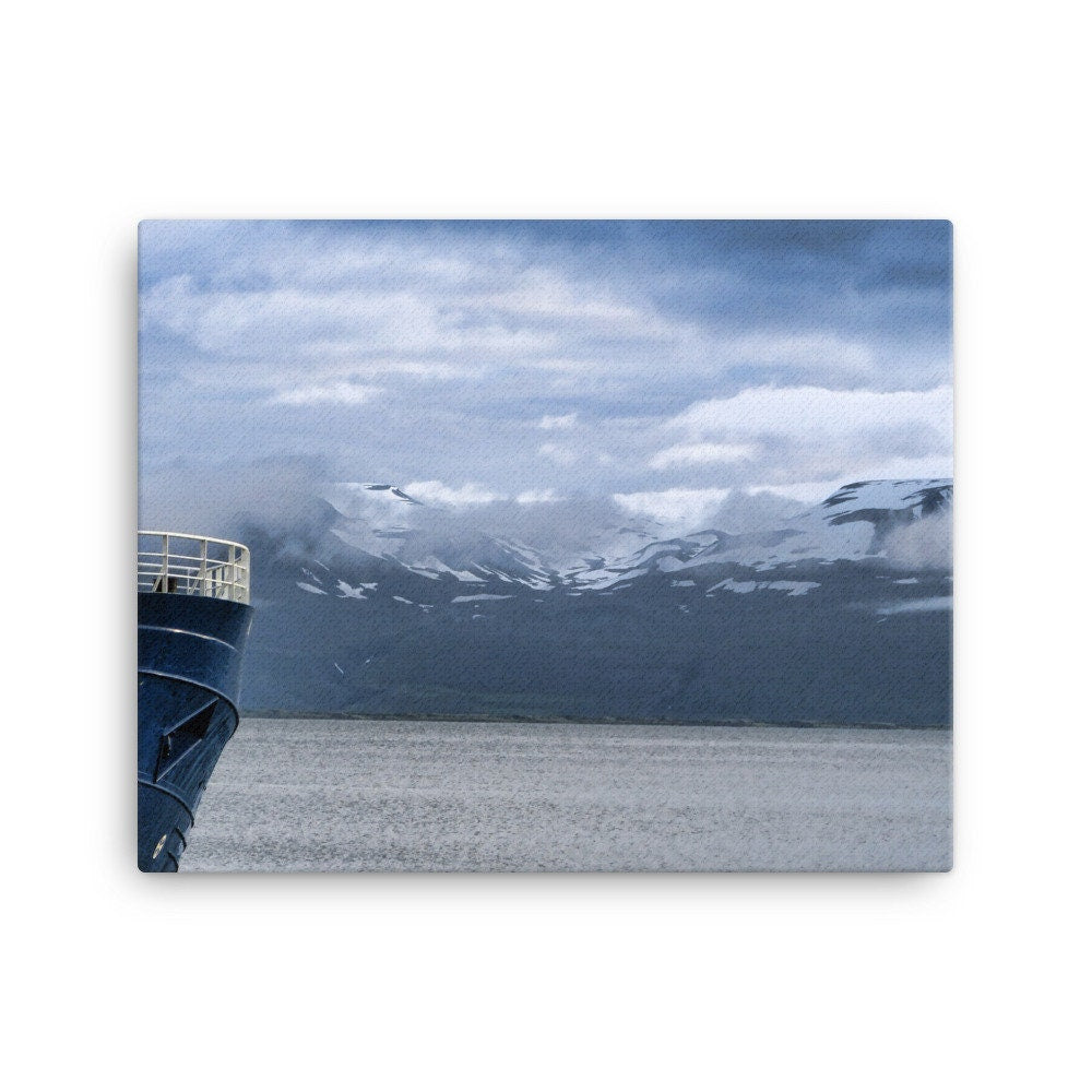 Icelandic Fishing Boat Canvas