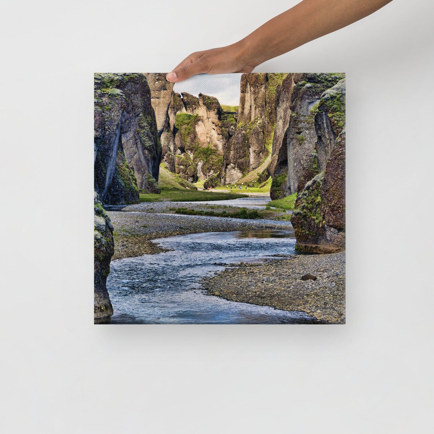 Fjaðrárgljúfur Canyon Iceland Canvas