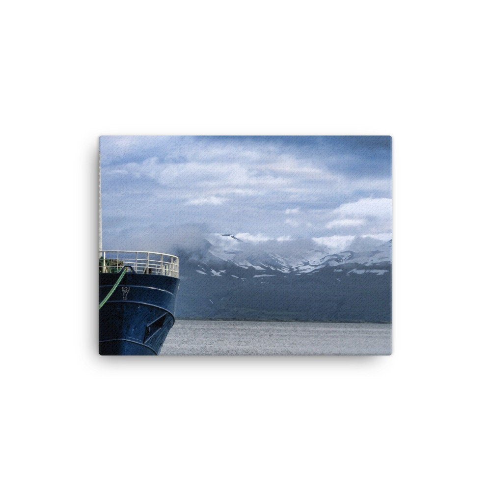 Icelandic Fishing Boat Canvas