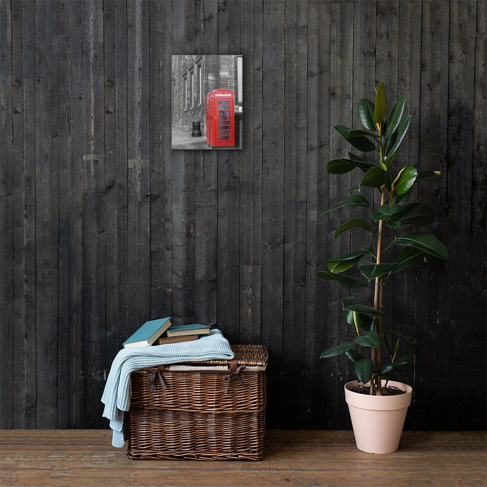 Red Phone Box Canvas