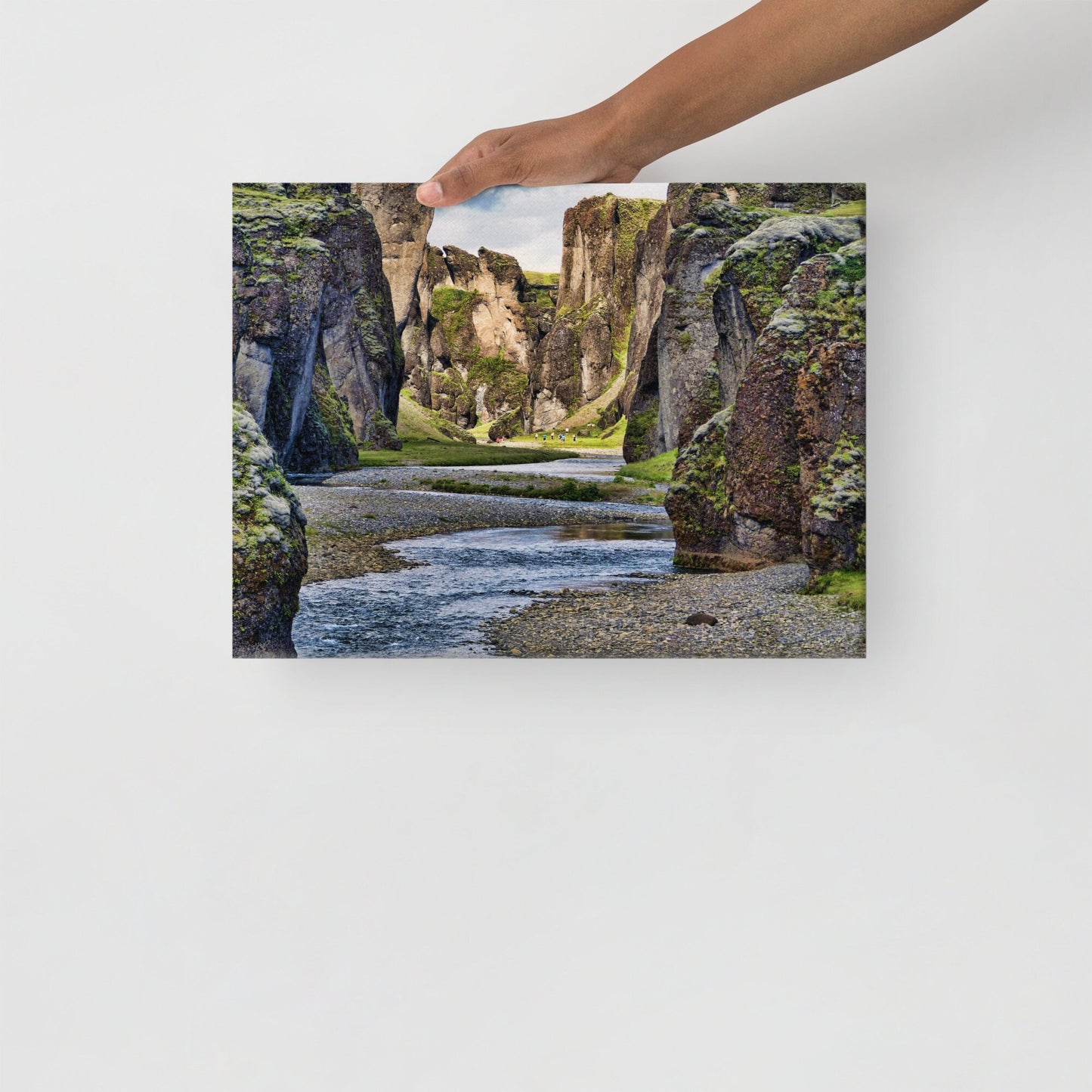 Fjaðrárgljúfur Canyon Iceland Canvas