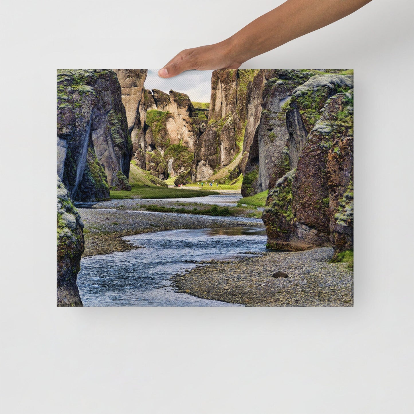 Fjaðrárgljúfur Canyon Iceland Canvas