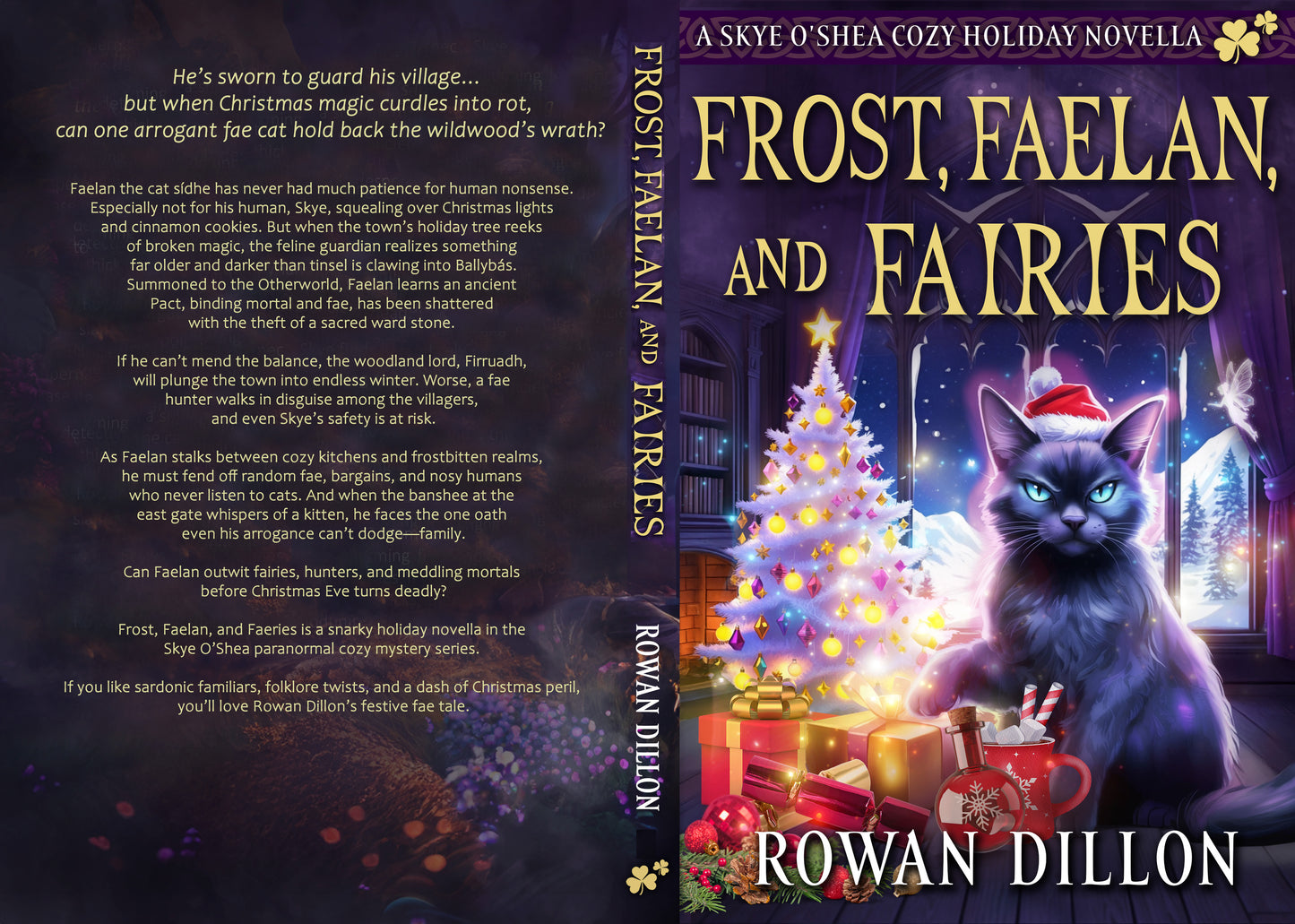 Frost, Faelan, and Fairies (Paperback) Skye O'Shea Paranormal Cozy Mystery Xmas Novella #4.5