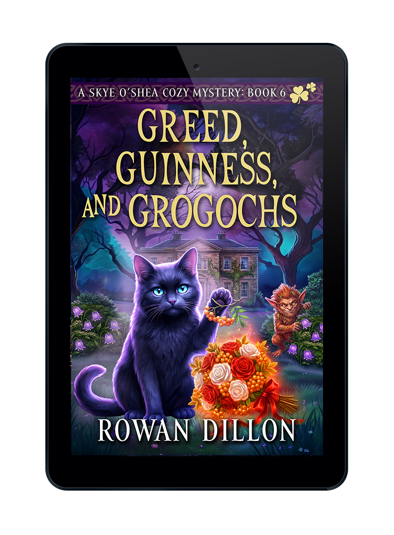 Greed, Guinness, and Grogochs (ebook) Skye O'Shea Paranormal Cozy Mystery #6 (pre-order) (Copy)