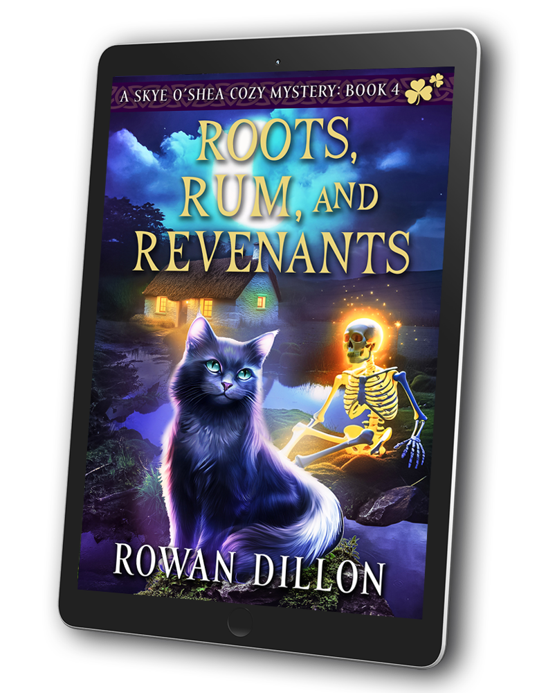Roots, Rum, and Revenants (ebook) Skye O'Shea Paranormal Cozy Mystery #4