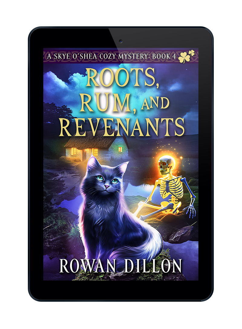 Roots, Rum, and Revenants (ebook) Skye O'Shea Paranormal Cozy Mystery #4