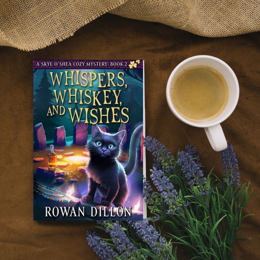 Whispers, Whiskey, and Wishes (Hardcover) Skye O'Shea Paranormal Cozy Mystery #2