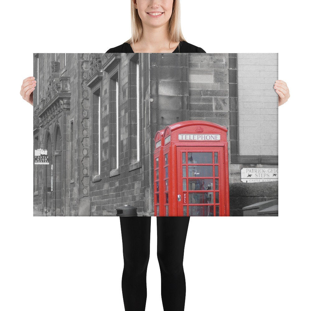 Red Phone Box Canvas