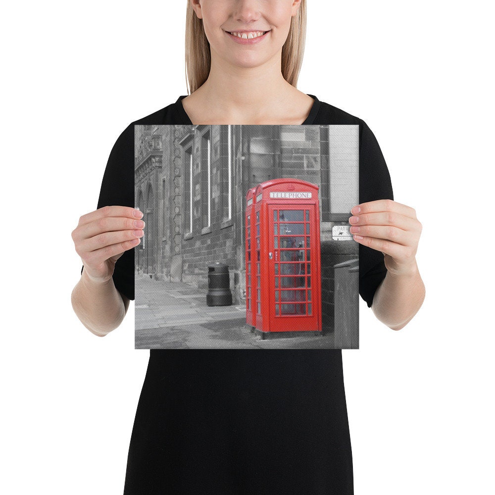 Red Phone Box Canvas