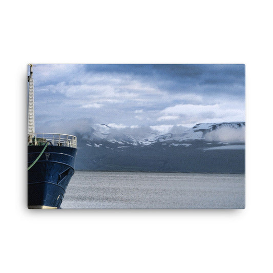 Icelandic Fishing Boat Canvas