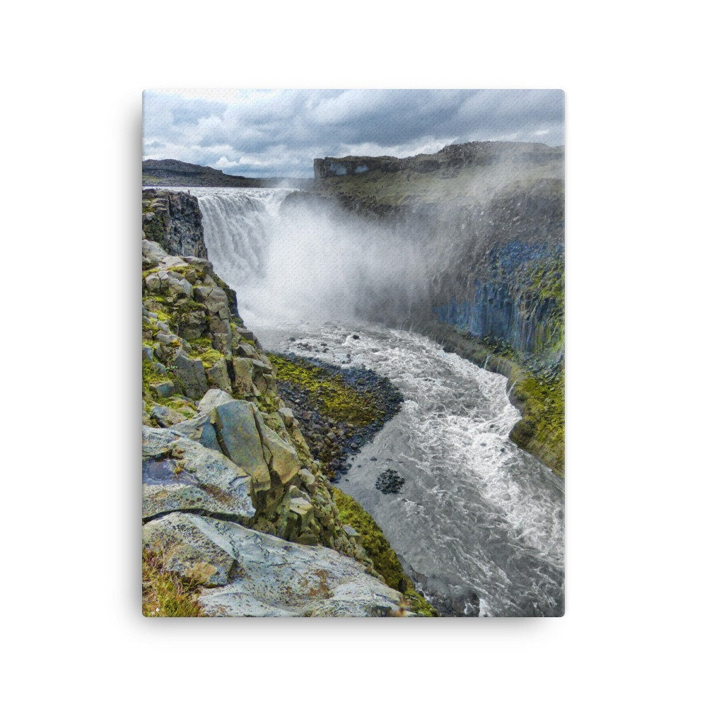 Dettifoss Iceland Canvas