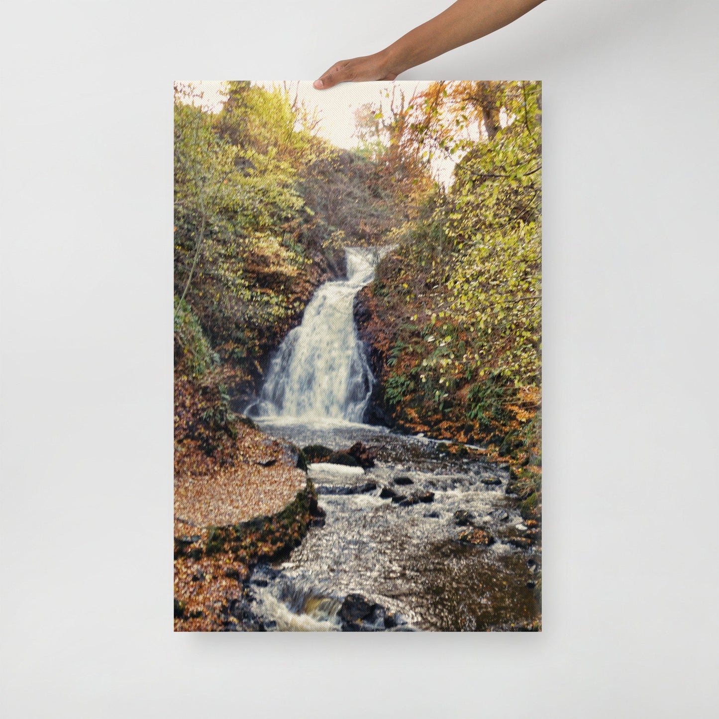 Gleno Falls Ireland Canvas