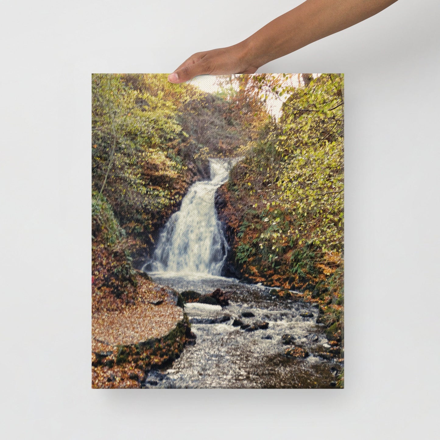 Gleno Falls Ireland Canvas